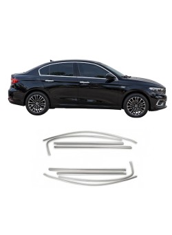 Fiat Egea Krom Cam Çerçeve Geniş Modeli 2015-2026 Uyumlu 