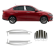 Fiat Egea Sedan Krom Cam Çerçeve Ve Direk Seti 2014-2026 Uyumlu
