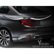 Fiat Egea Krom Arka Reflektör Çerçevesi 2015 Üzeri Uyumlu 