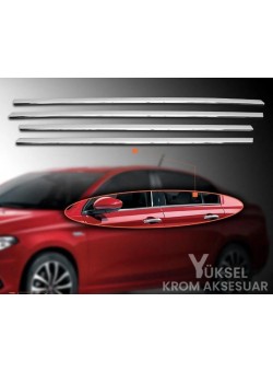 Fiat Egea Krom Cam Çıtası 4 Adet  2015 Üzeri 