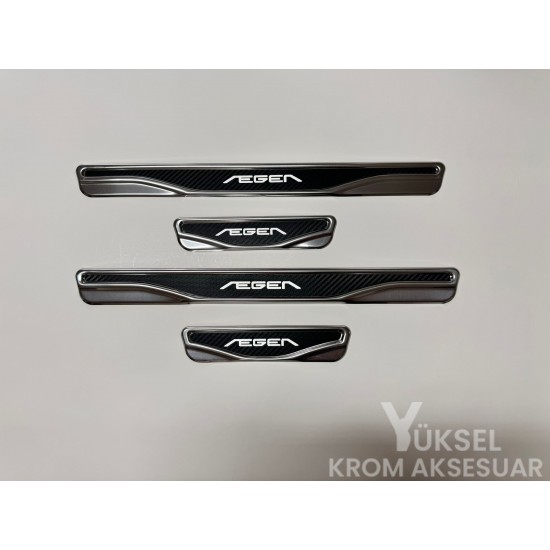 Fiat Egea Krom Kapı Eşiği 2014-2024 Uyumlu