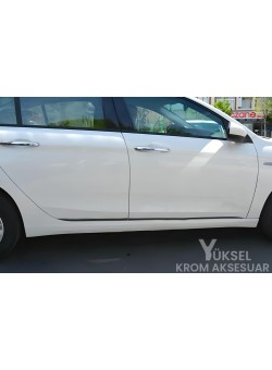 Fiat Egea Sedan Krom Yan Kapı Çıtası 2014-2023 Uyumlu 