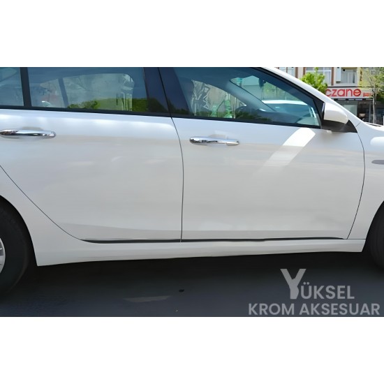 Fiat Egea Sedan Krom Yan Kapı Çıtası 2014-2023 Uyumlu