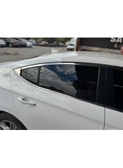 Hyundai Elentra Krom Cam Çerçeve 2016-2019 Uyumlu 