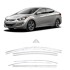 Hyundai Elentra Krom Cam Çerçeve 2016-2019 Uyumlu 
