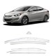Hyundai Elentra Krom Cam Çerçeve 2016-2019 Uyumlu
