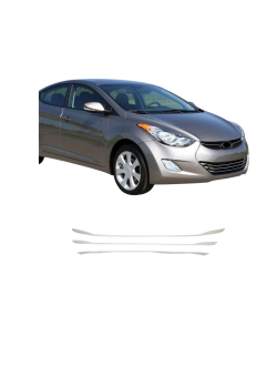 Hyundai  Elentra Krom Ön Tampon Çıtası 2010-2013 Uyumlu 