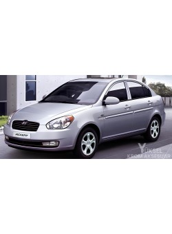 Hyundai Accent Era Krom Paslanmaz Çelik Kapı Eşiği 2005-2011