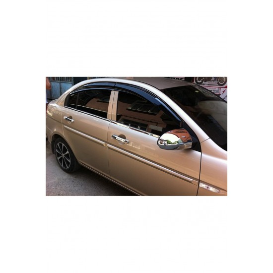 Hyundai Accent Era Krom Ayna Kapağı 2005-2012 Uyumlu