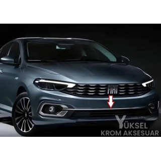 Fiat Egea Sedan Krom Ön Tampon Çıtası 2020 Üzeri Fiat Egea Sedan Krom Ön Tampon Çıtası 2020 Üzeri