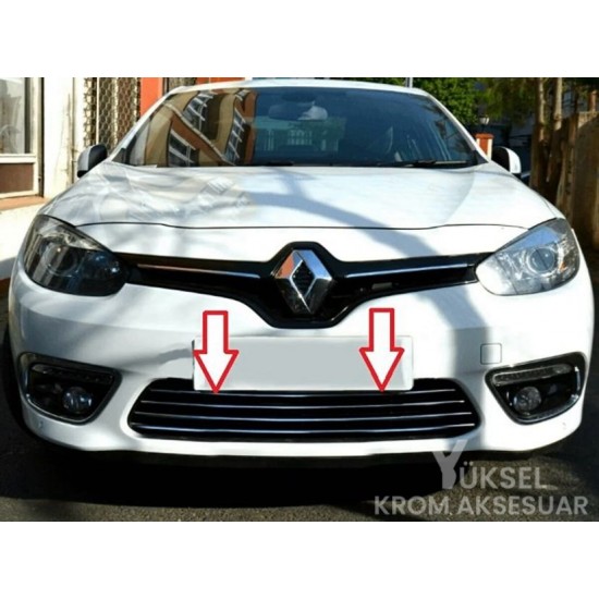 Renault Fluence Krom Ön Tampon Çıtası