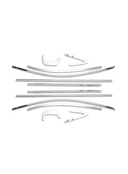 Honda Civic Krom Cam Çerçevesi Tam Tur 2012-2015 Uyumlu 