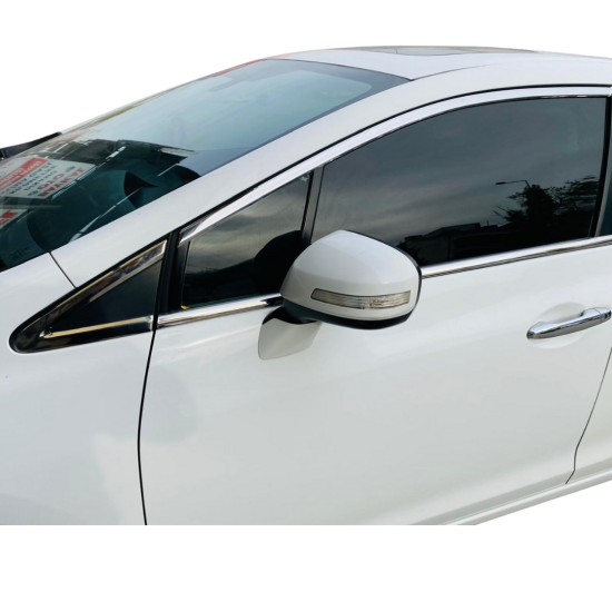 Honda Civic Krom Cam Çerçevesi Tam Tur 2012-2015 Uyumlu Honda Civic Krom Cam Çerçevesi Tam Tur 2012-2015 Uyumlu