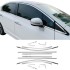 Honda Civic Krom Cam Çerçevesi Tam Tur 2012-2015 Uyumlu 