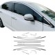 Honda Civic Krom Cam Çerçevesi Tam Tur 2012-2015 Uyumlu Honda Civic Krom Cam Çerçevesi Tam Tur 2012-2015 Uyumlu