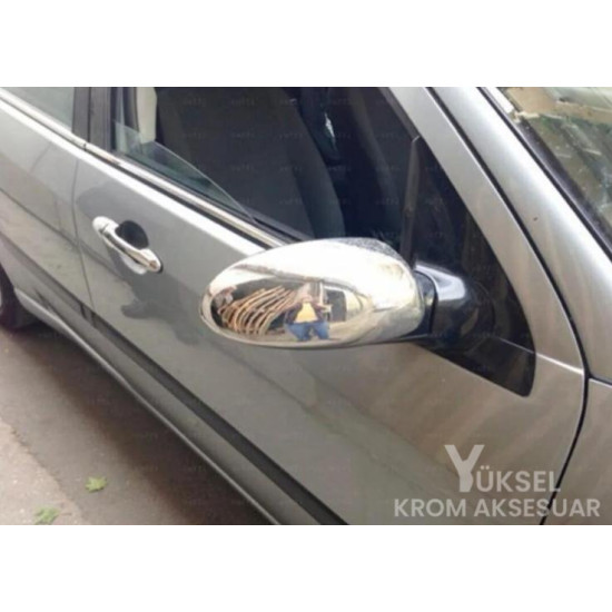 Ford Focus 1 Krom Çelik Ayna Kapağı 1998-2005 Ford Focus 1 Krom Çelik Ayna Kapağı 1998-2005