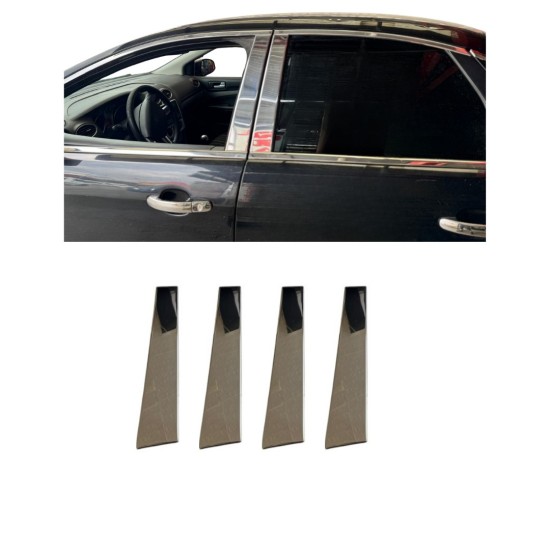 Ford Focus 2 Hb Krom Kapı Direği 2005-2011 Uyumlu 
