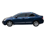Honda Civic Krom Cam Çerçeve 2006-2012 Tam Tur 