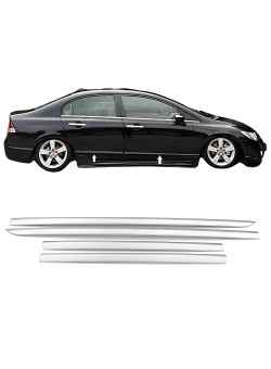 Honda Civic Krom Yan Kapı Çıtası 2006-2012 Uyumlu 