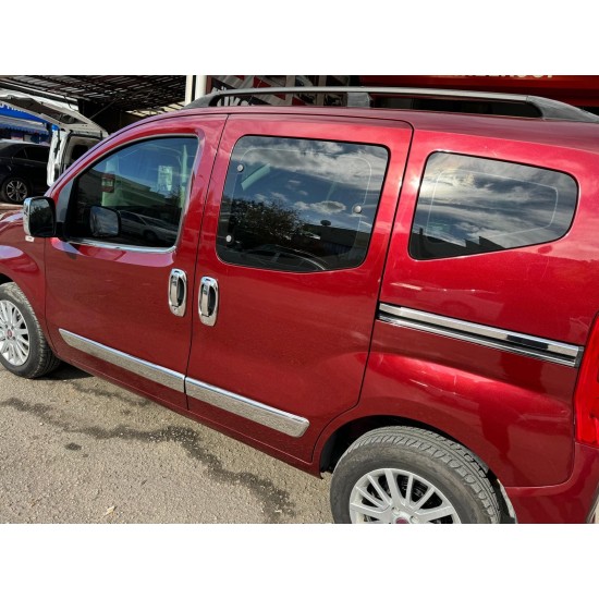 Fiat Fiorino Krom Cam Çıtası 2008-2023 Uyumlu 2 Parça