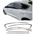 Ford Focus 4 Sedan Krom Cam Çerçeve Tam Tur 2019 Üzeri Uyumlu 