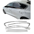 Ford Focus 4 Sedan Krom Cam Çerçeve Tam Tur 2019 Üzeri Uyumlu 
