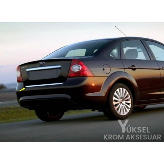 Ford Focus 2 Sedan Krom Bagaj Alt Çıtası 2005-2011