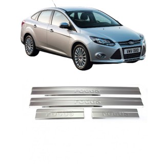Ford Focus 3 Krom Kapı Eşiği 2011-2017 Uyumlu Ford Focus 3 Krom Kapı Eşiği 2011-2017 Uyumlu
