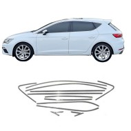 Seat Leon Krom Cam Çerçevesi 2013-2019 Uyumlu 