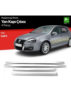 Volkswagen Golf 5 Krom Yan Kapı Çıtası 2004-2009