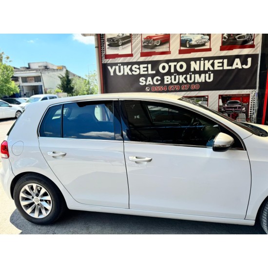 Volkswagen Golf 6 Krom Cam Çerçeve Tam Tur 2009-2013