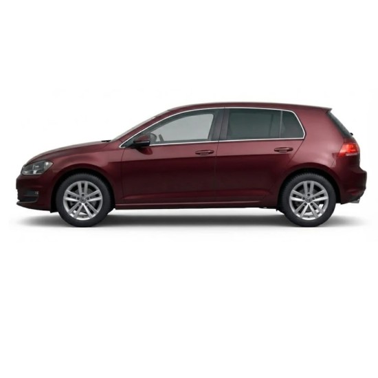 Volkswagen Golf 7 Krom Cam Çerçeve Tam Tur 2013-2020 Volkswagen Golf 7 Krom Cam Çerçeve Tam Tur 2013-2020