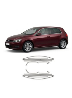 Volkswagen Golf 7 Krom Cam Çerçeve Tam Tur 2013-2020 