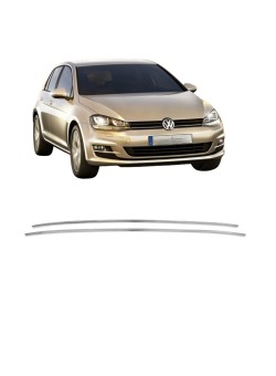Volkswagen Golf 7 Krom Ön Tampon Çıtası 2013-2017 Uyumlu 