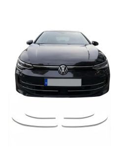 Volkswagen Golf 8 Krom Ön Tampon Çıtası 2024 Üzeri 4 Parça 