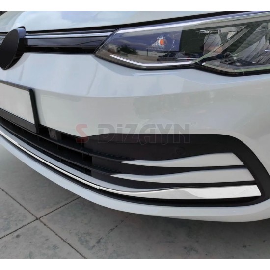 Volkswagen Golf 8 Krom Ön Tampon Çıtası 2020-2024