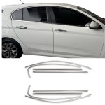 Fiat Egea Hb Krom Cam Çerçeve Nikelajı Tam Tur 2014 Üzeri Uyumlu 