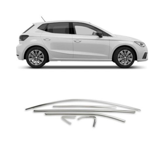 Seat İbiza Krom Cam Çerçeve 2017 Üzeri Uyumlu 