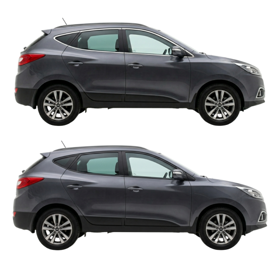 Hyundai İx35 Krom Cam Çerçeve Tam Tur 2010-2015 Uyumlu Hyundai İx35 Krom Cam Çerçeve Tam Tur 2010-2015 Uyumlu