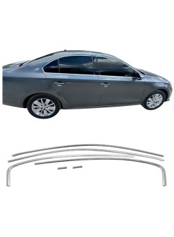 Volkswagen Jetta Krom Cam Üst Çıtası 2011 Üzeri Uyumlu 
