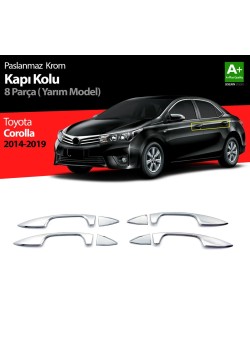 Toyota Corolla Krom Kapı Kolu 2013-2018 Uyumlu 