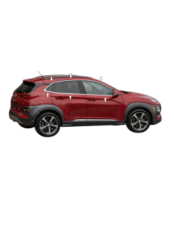 Hyundai Kona Krom Cam Çerçeve Tam Tur 