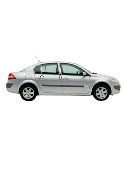 Renault Megane 2 Krom Direk Nikelajı 2004-2010 Uyumlu 