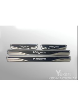 Renault Megane 2 Deluxe Krom Eşik 2004-2010 Uyumlu 