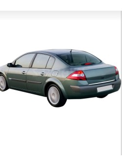 Renault Megane 2 Sedan Krom Bagaj Alt Çıtası 2004-2010 Uyumlu 