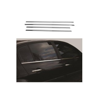 Renault Megane 2 Krom Cam Çıtası 2002-2009 P. Çelik (SEDAN)