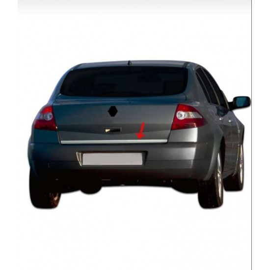 Renault Megane 2 Sedan Krom Bagaj Alt Çıtası 2004-2010