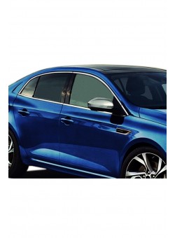 Renault Megane 4 Sedan Krom Cam Çıtası 6 Parça 2015 Ve Üzeri Uyumlu