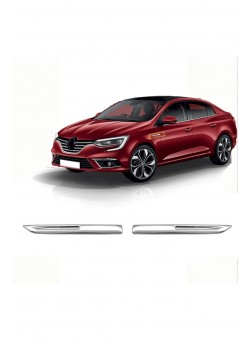 Renault Megane 4 Krom Yan Çamurluk 2016-2020 Uyumlu 