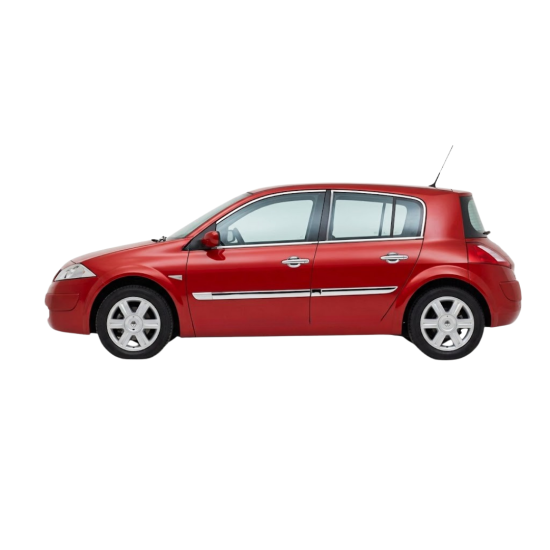 Renault Megane 2 Hb Krom Cam Çerçeve Tam Tur 2004-2010 